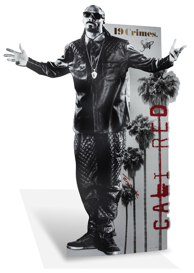 Snoop Dog Cali Red Custom Display Printing