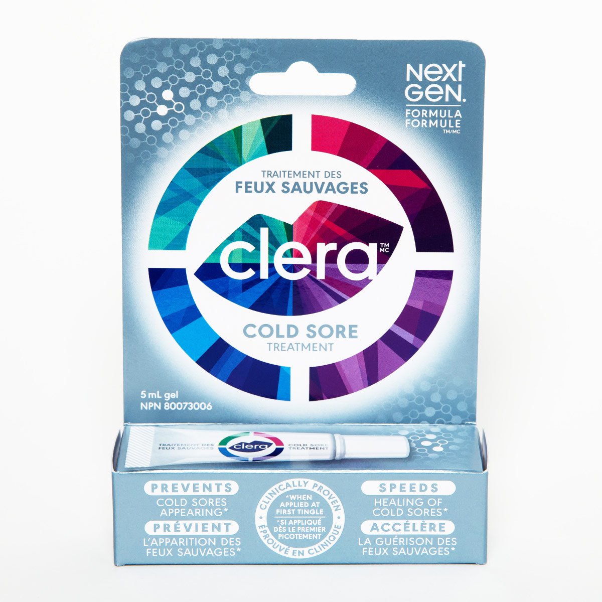 Clera Cold Sore Treatment Packaging